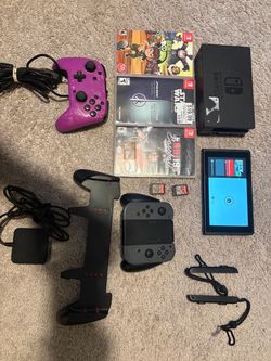 Nintendo Switch + 5 games (hablo espanol)