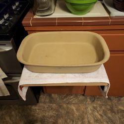 Pampered Chef Large Rectangular Baker w lid
