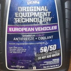 Peaks European Antifreeze+coolant (VW Audi Porsche)