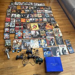 Massive Playstation 2 PS2 US fat Console Bundle Lot Untested READ AD