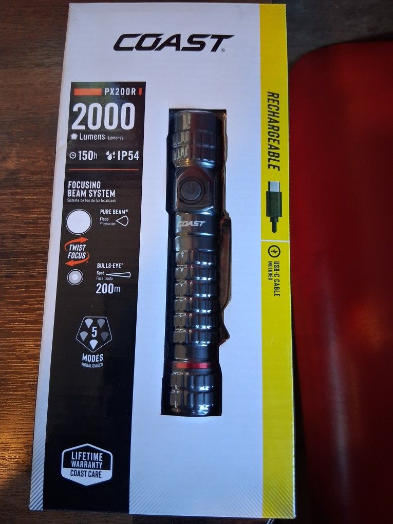 Coast Rechargeable Flashlight