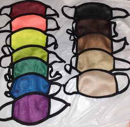 Washable and Reusable fabric face masks