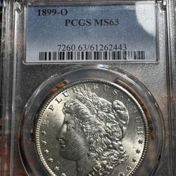 1899 O $1 Morgan MS63