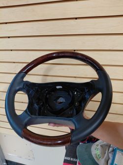 Mercedes wood steering wheel
