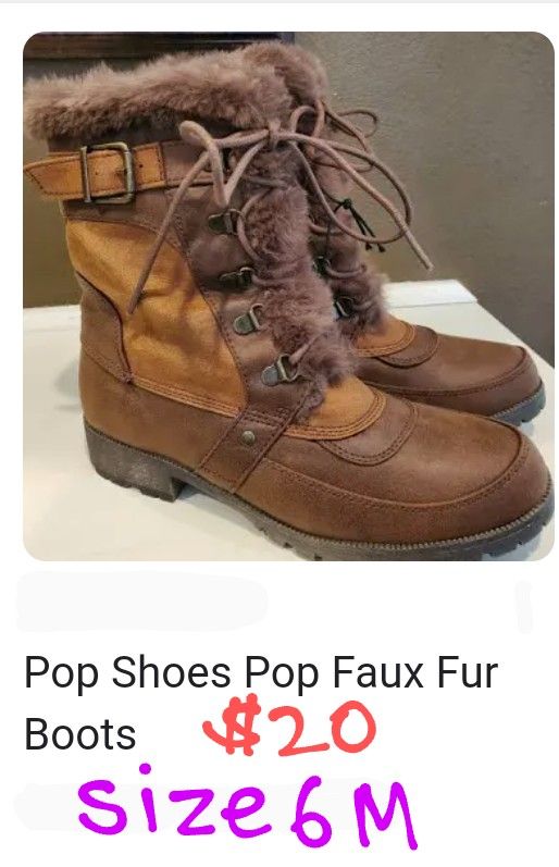 Women's Faux Fur Boots