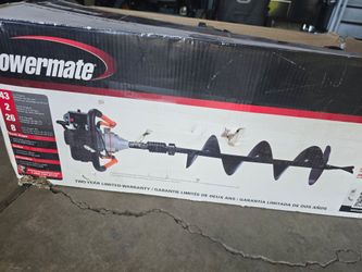 8" power auger