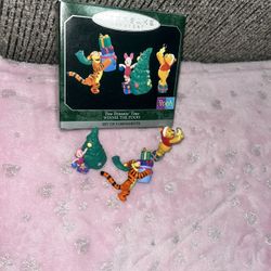 Hallmark Keepsake Tree Trimmin Time Winnie the Pooh Ornament Set of 3