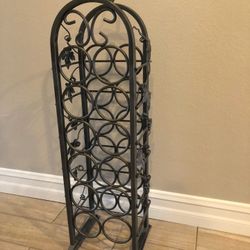 Rod Iron Wine Rack
