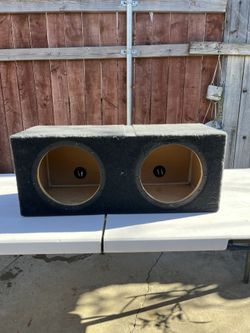 Box for 2 10” Subwoofers