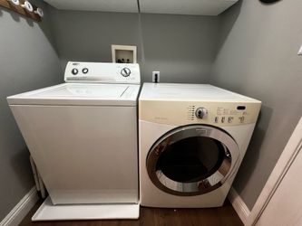 Washer and dryer