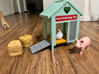 My Life As Farm Fresh Chicken Coop Playset With Animals