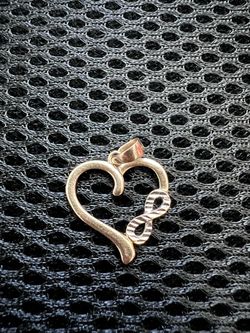 14k heart pendant