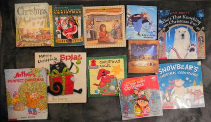 Set of 11 Christmas Themed Kids Books