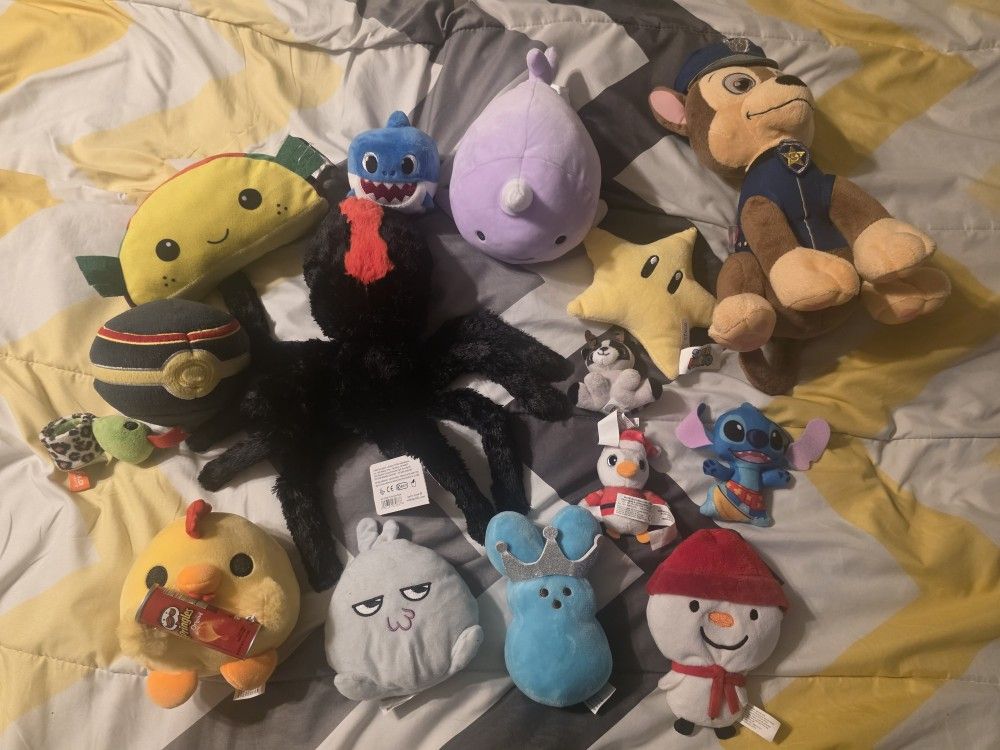 Variety Of Plush