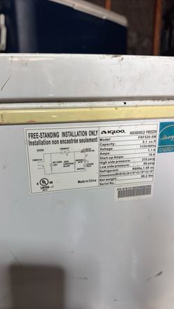 Igloo freezer