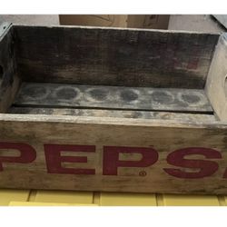 Vintage Pepsi Wood Soda Bottle Crate Ohio Kentucky