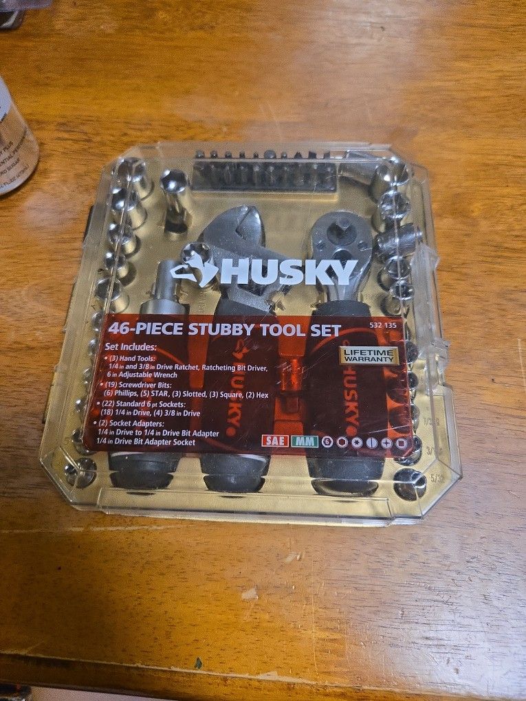 46 Piece Stubby Tool Set