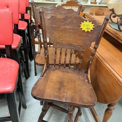 Pair Of Swivel Stools 