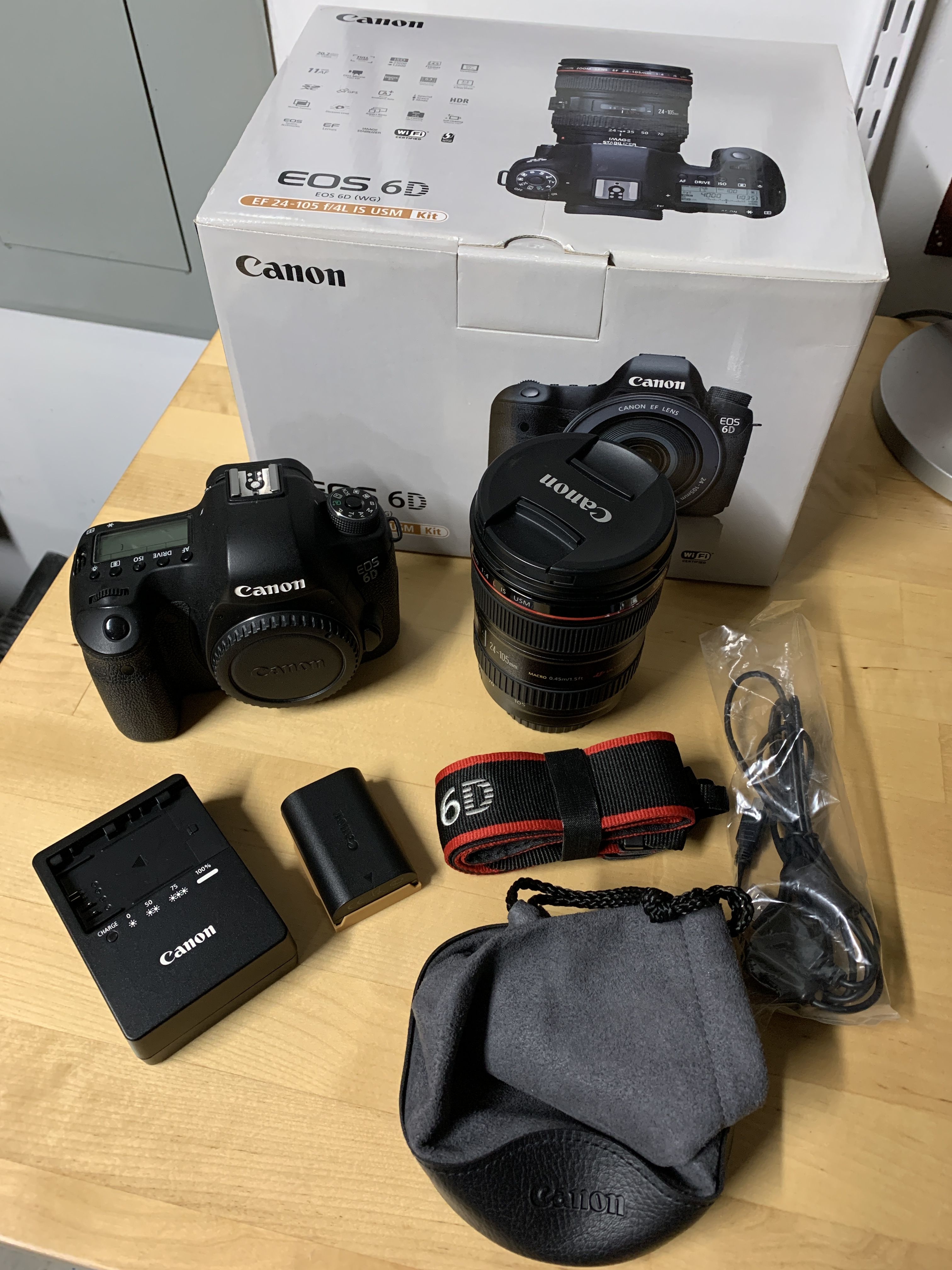 Canon Full Frame EOS 6D with EF 24-105 f/4 L IS USM