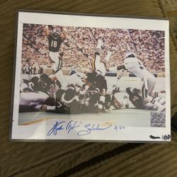 WALTER PAYTON SIGNED PHOTO SWEETNESS 