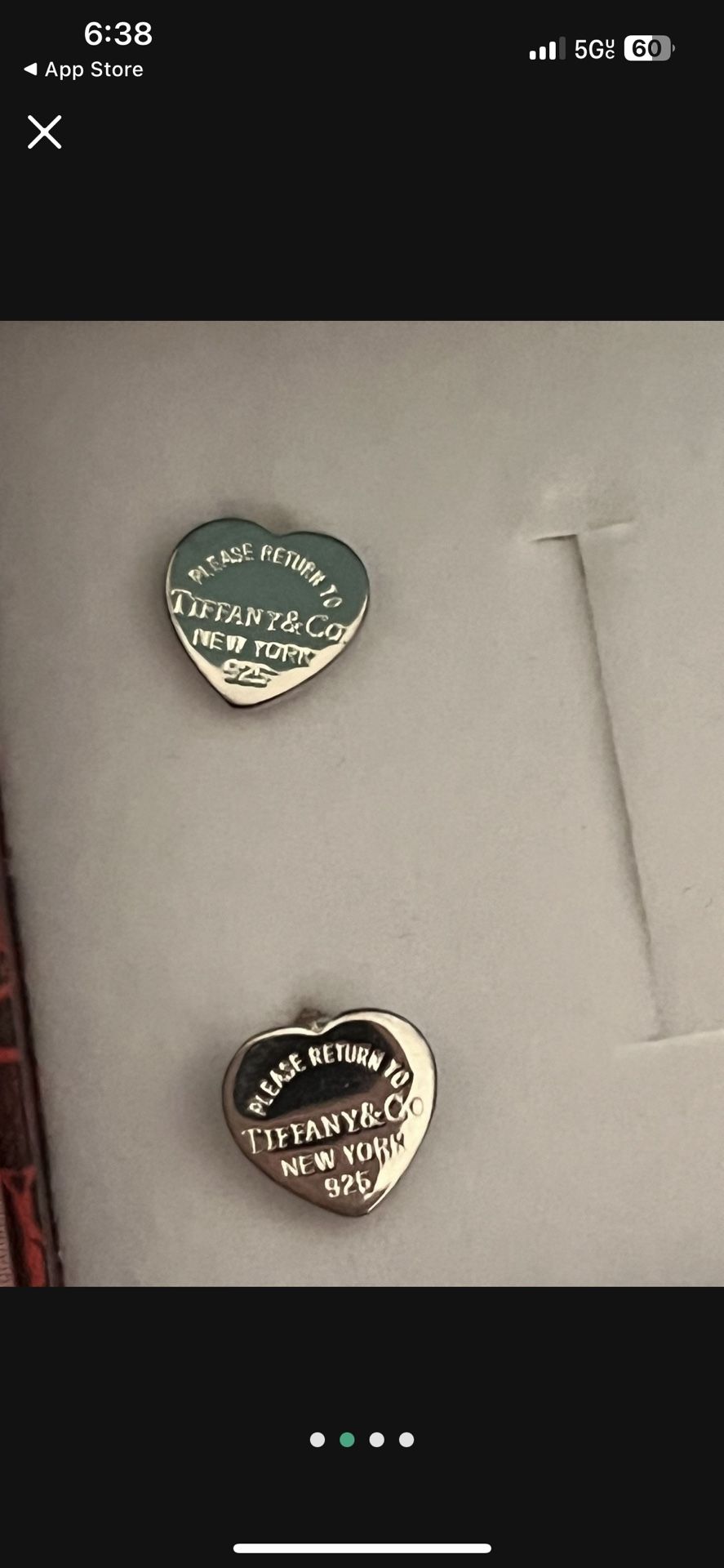 Tiffany And Co Return To Tiffany Mini Heart 925 Studs