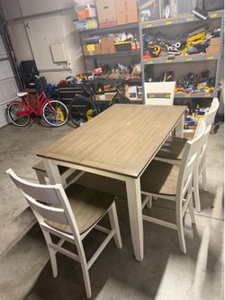 Dining table with storage