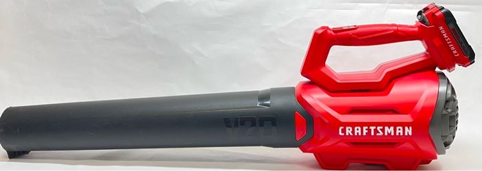 Craftsman Blower 90MPH 340CFM 20v Battery (No Charger) Signs of minor wear few scuff marks