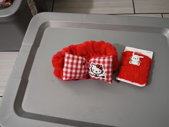 Hello Kitty Headband and wristbands