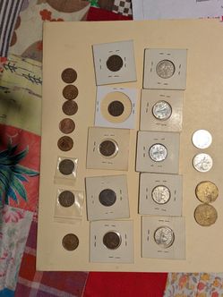 Lot of 22 Canadian Coins 