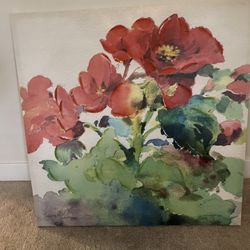 Floral Canvas Picture 