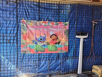Lilo And Stitch Happy Birthday Banner 