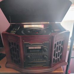 ITRR-501 5-in-1 Wooden Recordable Music Center