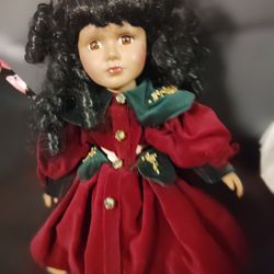 Vintage 1999 Victorian Star Collection 16" Genuine Porcelain Doll,