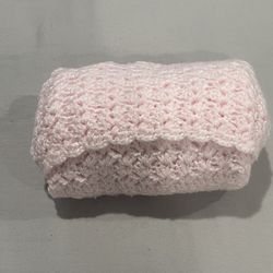 Crochet Baby Pink Blanket 