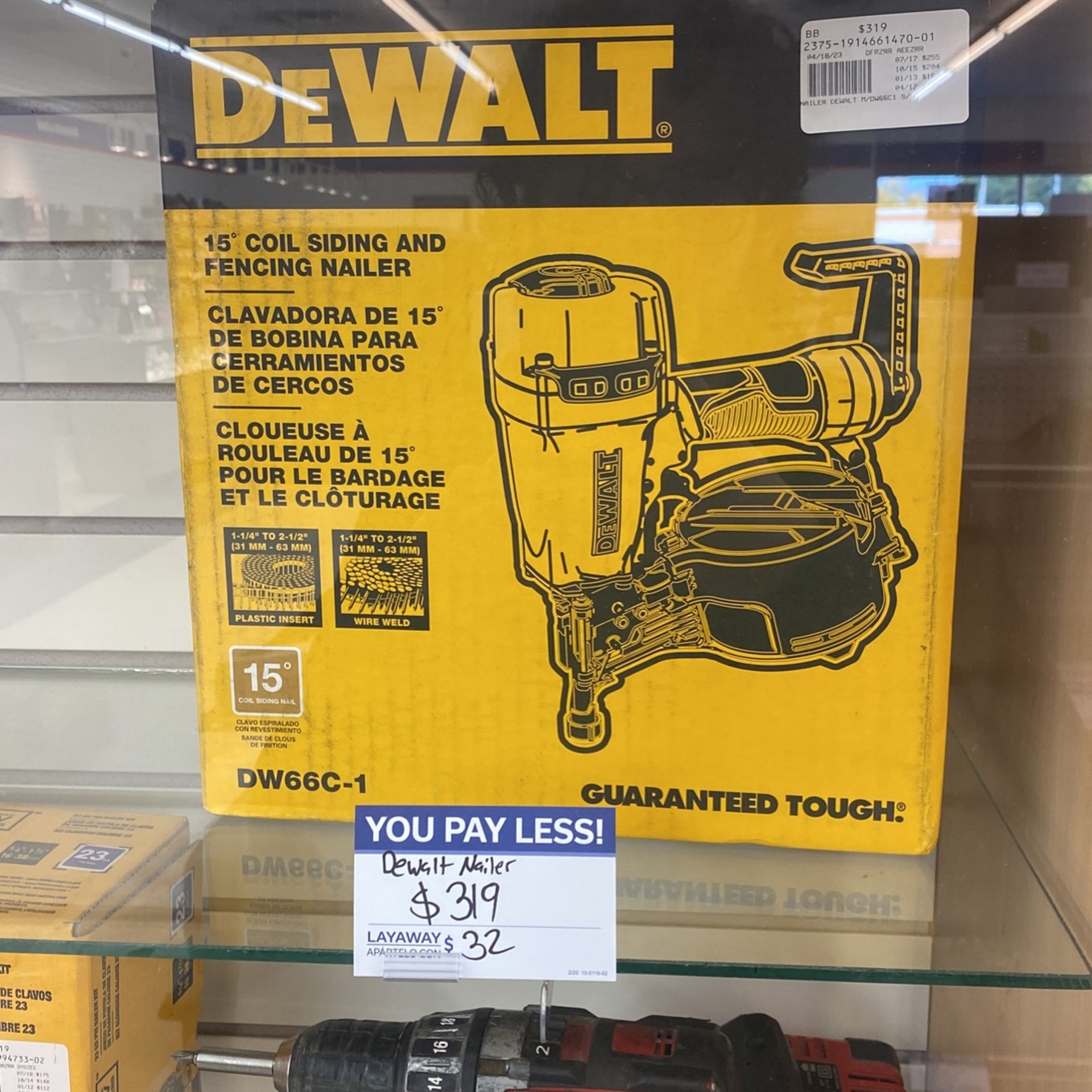 Dewalt Roofing Nailer NEW