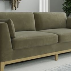 Thomasville Mokena Fabric Stationary Sofa with Storage