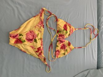 Body Glove Yellow & Floral Bikini Size XL