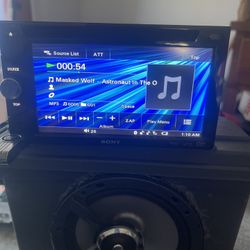 Sony Doble Din Bluetooth USB Aux 