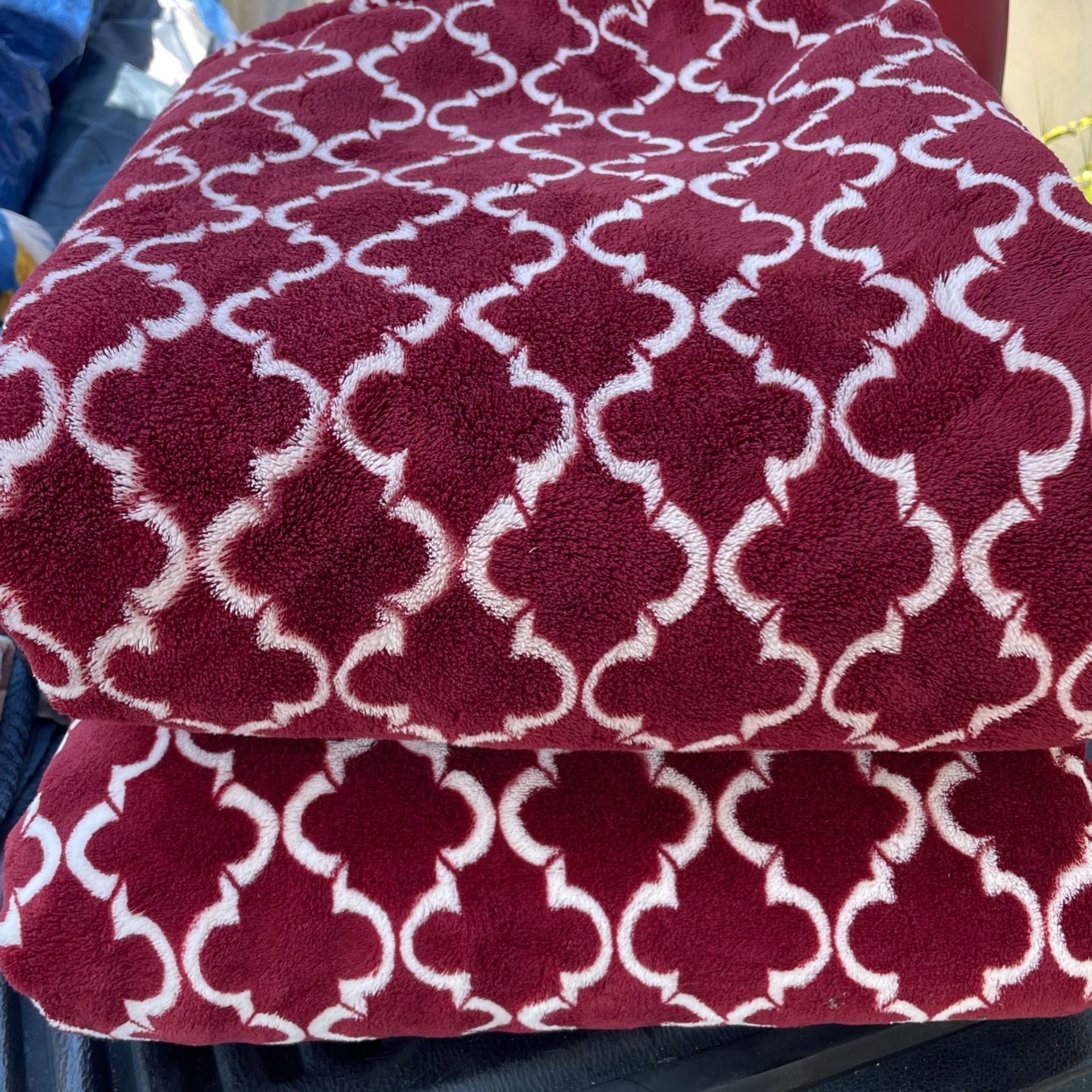 2  Beautiful Throw Blankets (Ultra plush)