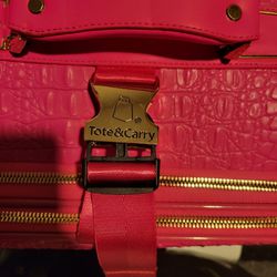 Hotpink Luggage Tote And Carry