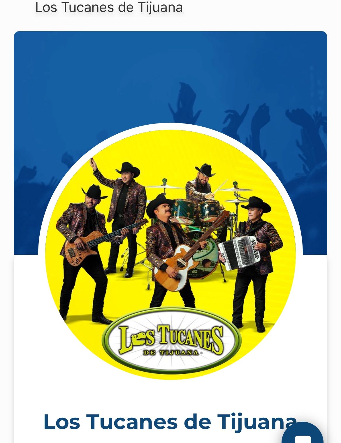 Los Tucanes VIP Privado Concerto
