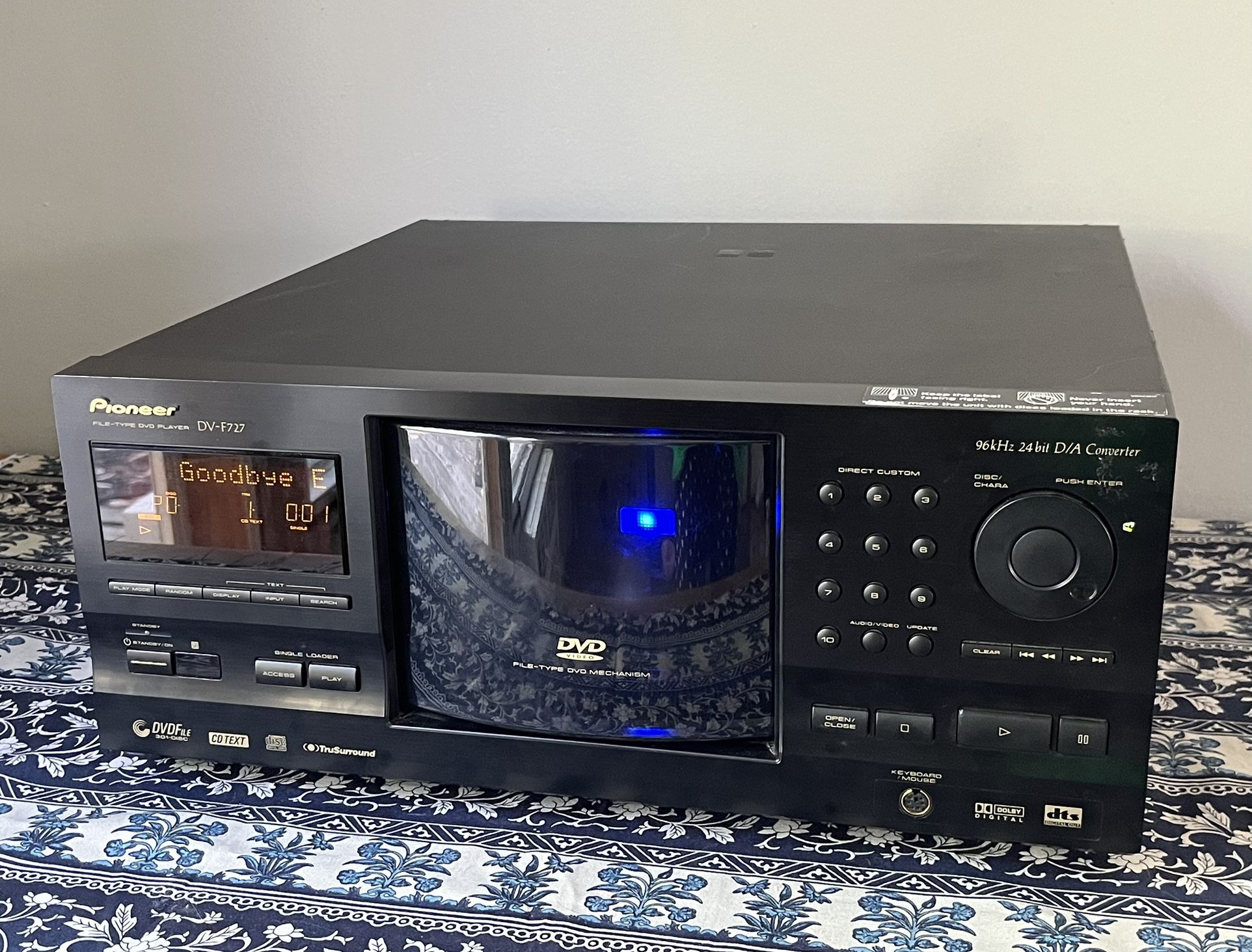 Pioneer 300+1 DVD/CD Disc Model DV-F727 Player Changer