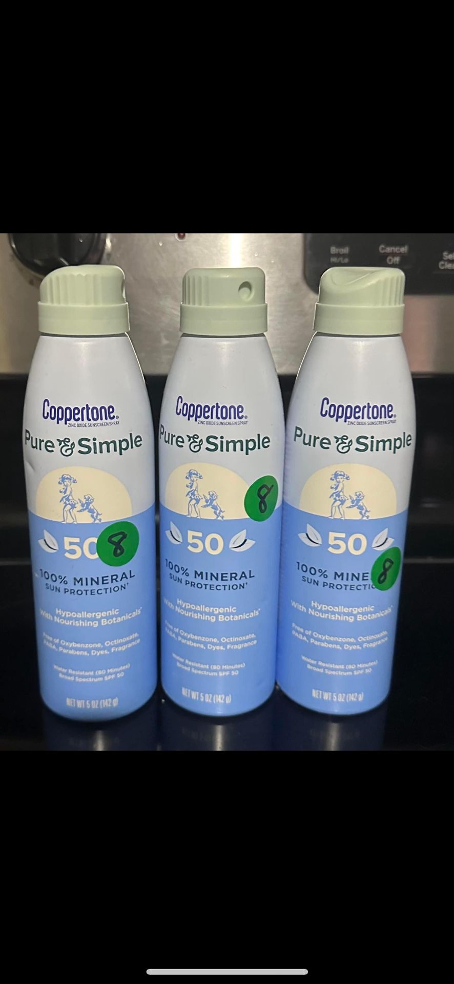 BRAND NEW Coppertone Pure & Simple Spray Sunscreen! 