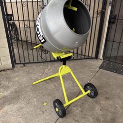 RYOBI 5.0 cu. ft. Portable Corded Concrete Mixer