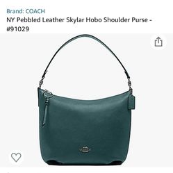 Coach Skylar Hobo in Dark Turquoise