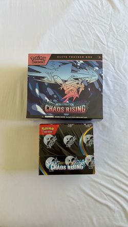 Pokémon TCG Chaos Rising Booster Box & ETB.