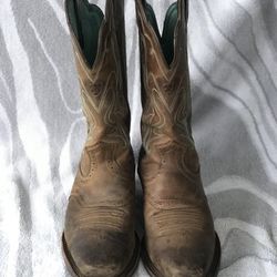 Ariat Womens Legend Square Toe Boots Mid Calf Low Heel 1-2" - Brown