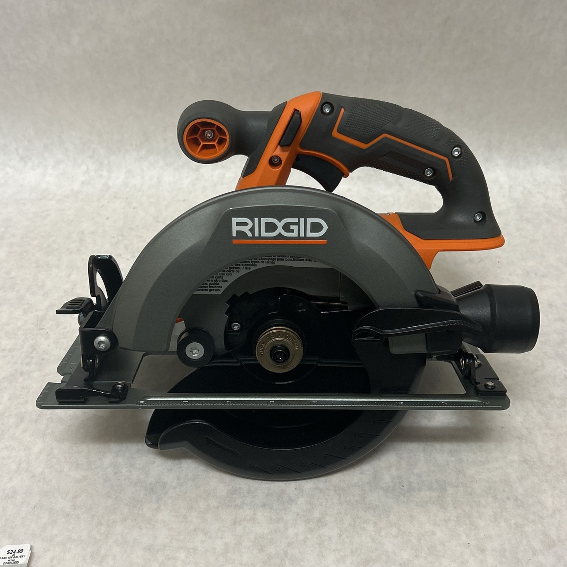 Rigid 6 1/2 inch 18 V circular saw cordless tool only like brand new