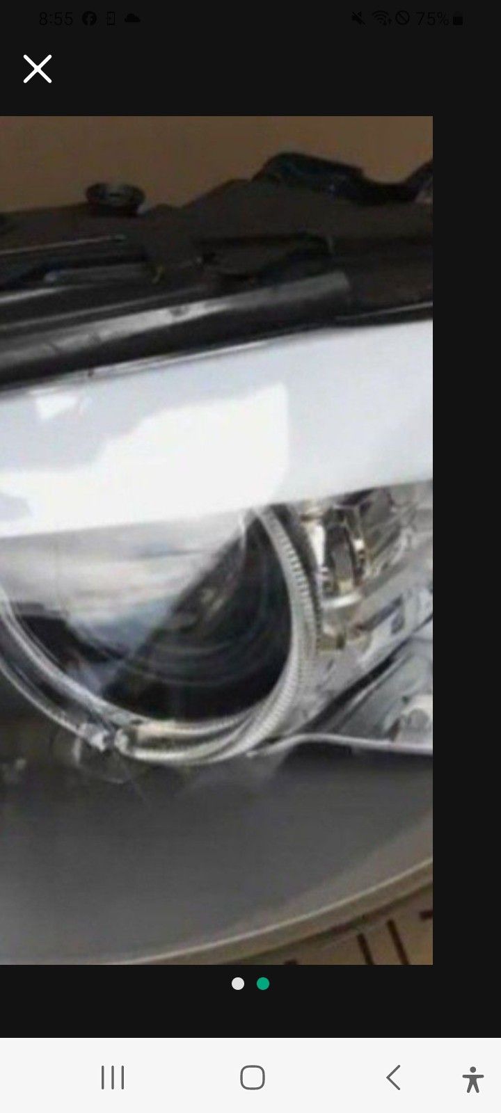 BMW HEADLIGHT Driver Side Only One Fit 528i 535i 550i Between 2011 To 2014