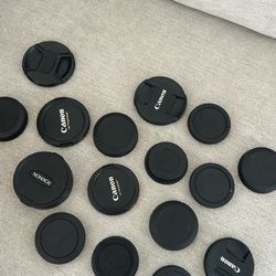 Lot Of Random Lens Cap For Canon Cameras 
